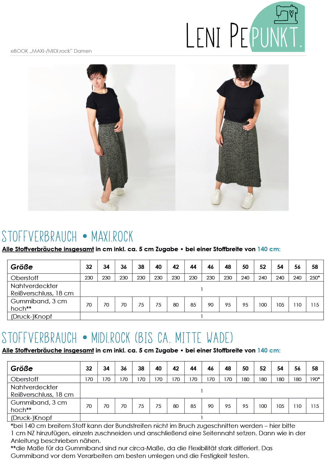 lenipepunkt-schnittmuster-maxi-midi-rock-32-58-papier image 8