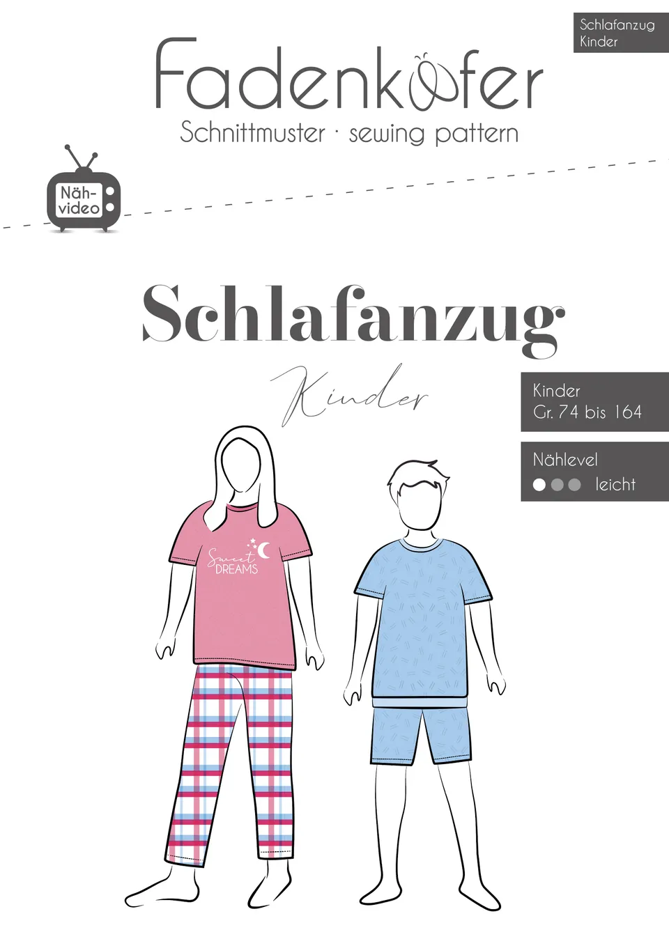 fadenk-fer-schlafanzug-kinder-papierschnittmuster-gr-74-164 image 1