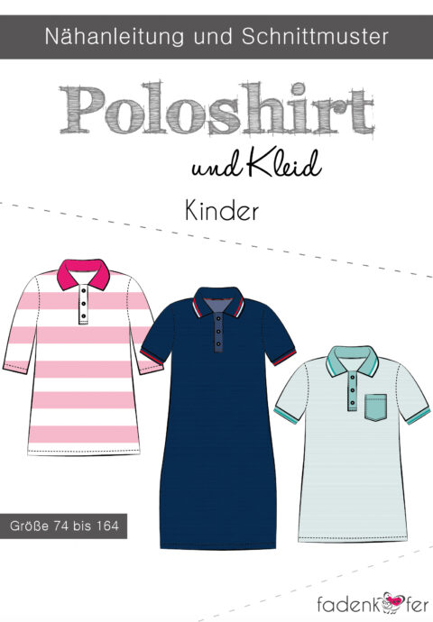 fadenk-fer-poloshirt-und-kleid-papierschnittmuster-kinder image 3