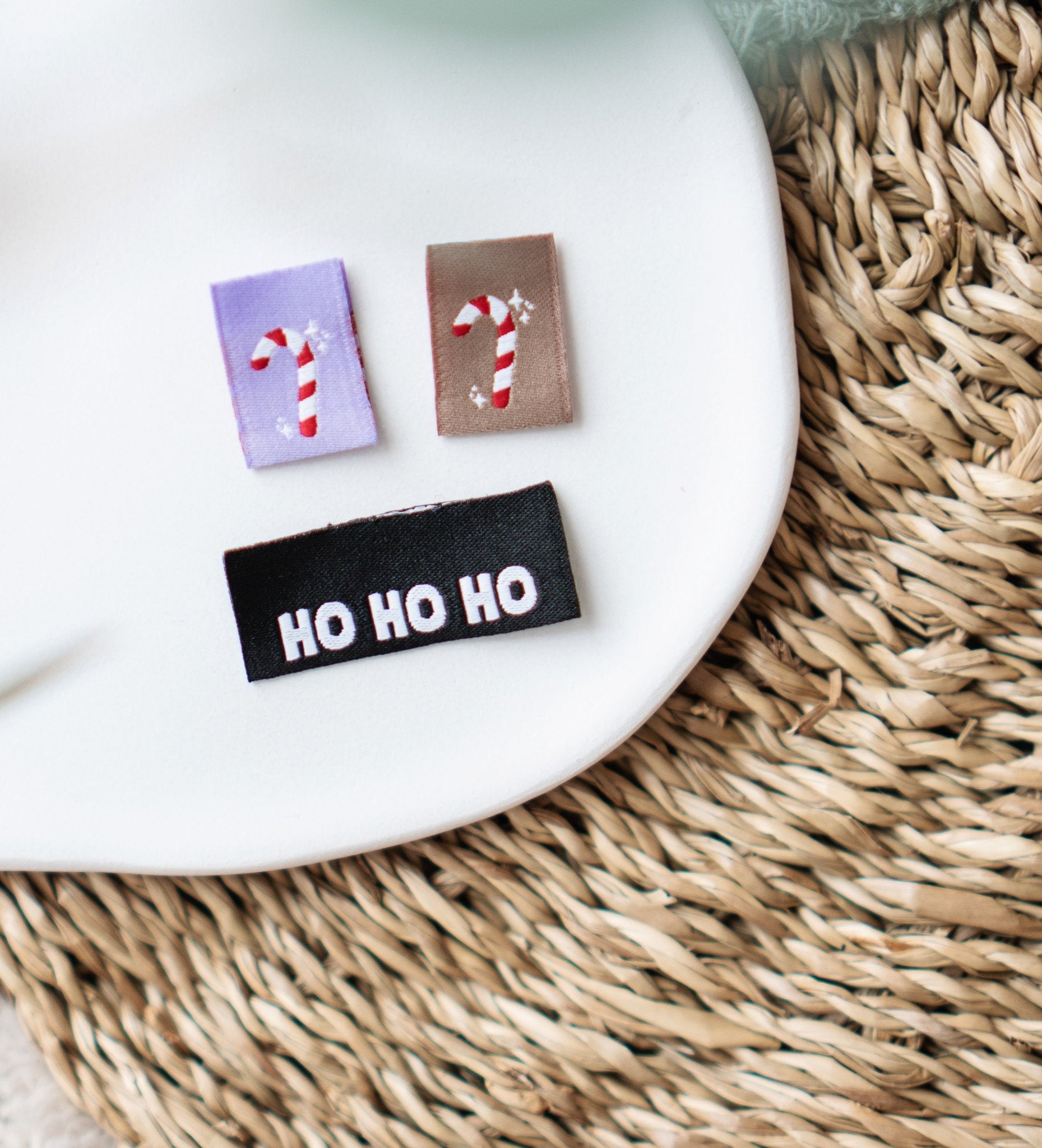 paul-clara-weblabels-klapp-weblabel-ho-ho-ho-schwarz-etikett image 2