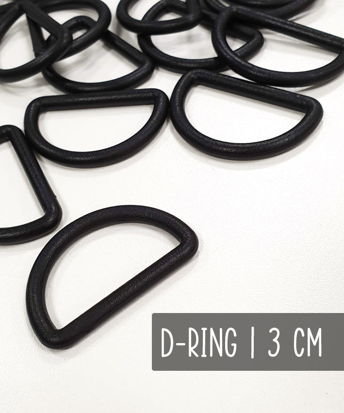 lenipepunkt-kurzwaren-d-ring-30-mm-kunststoff-schwarz image 1