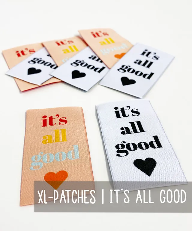 lenipepunkt-kurzwaren-xl-patch-it-s-all-good-3-5x7cm image 1