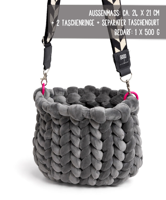lenipepunkt-kurzwaren-chunky-garn-500g-hellgrau-18m-polyester image 3
