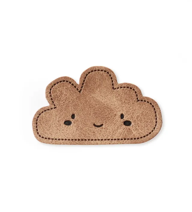paul-clara-kunstleder-labels-wolke-label-iron-on-3-5x4-5-cm image 1