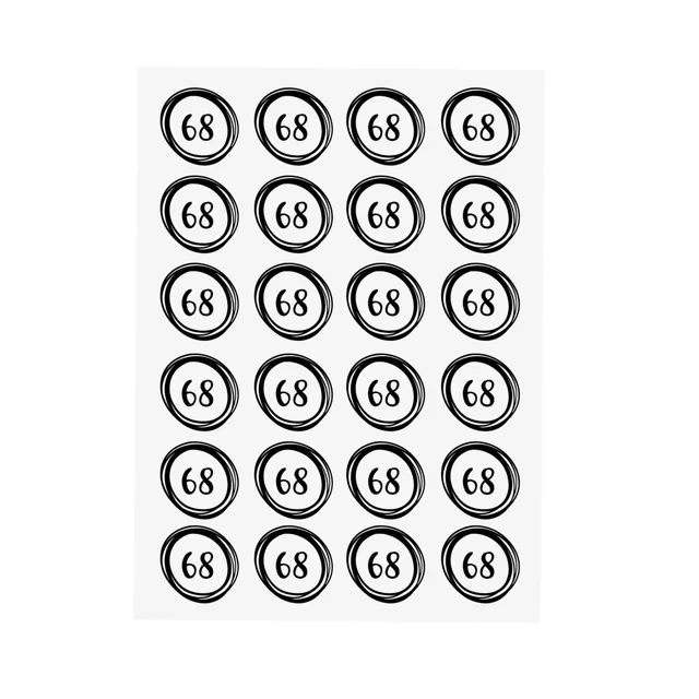 paul-clara-b-gelbilder-gr-enlabel-kreis-68-b-gelbild-a6-hautfreundlich image 1