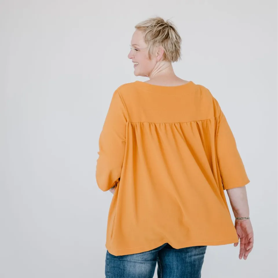 sew-simple-clark-bluse-papierschnittmuster-tunika-kleid image 1