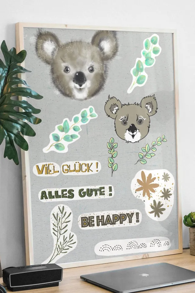 n-hfrosch-plotterdateien-set-koala-plotterdatei-digital image 1