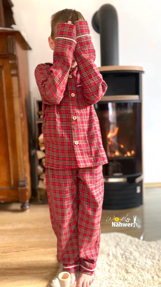 n-hfrosch-papierschnittmuster-kinder-pyjama-tidur-klassisch image 8