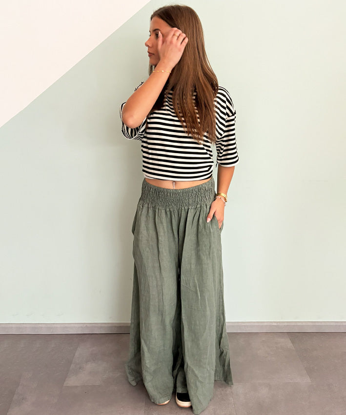 lenipepunkt-ready-to-wear-leinenhose-onesize-hose-schwarz-100-leinen image 2
