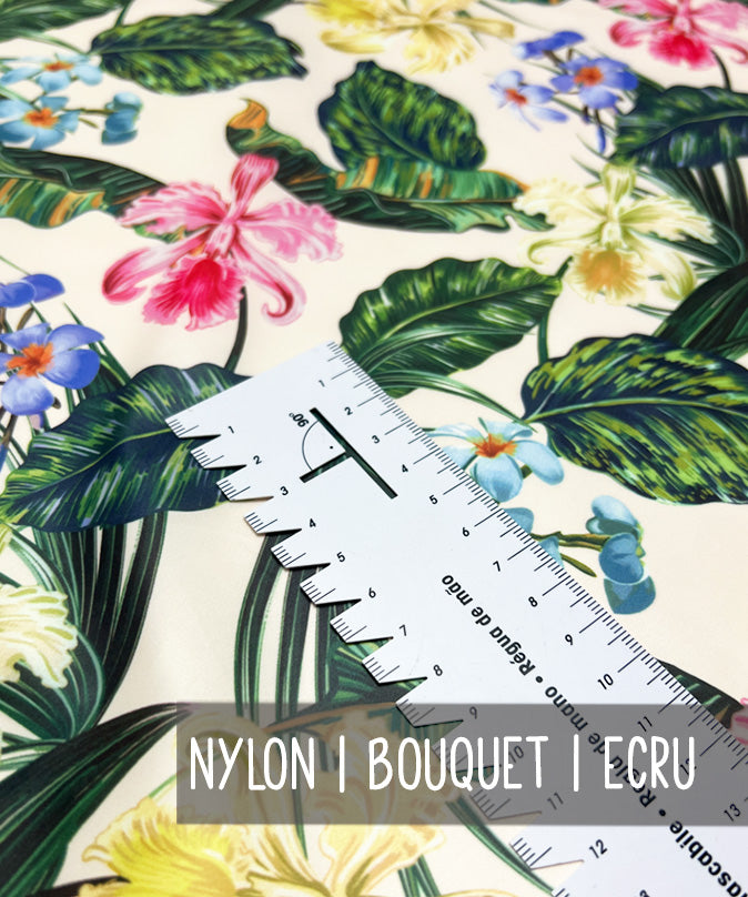 lenipepunkt-stoffe-nylon-bouquet-ecru-meterware-150-cm image 3