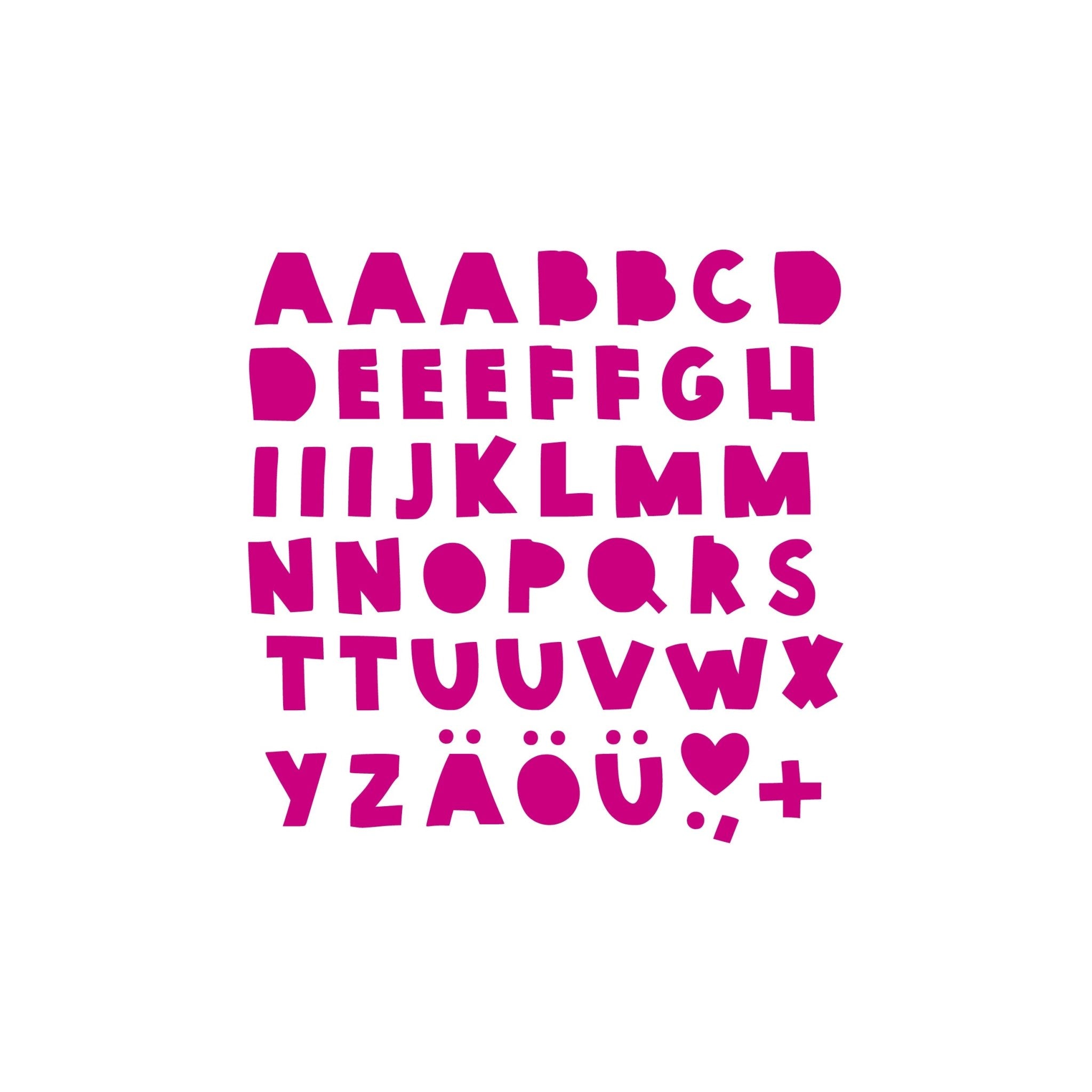 paul-clara-flock-patches-abc-buchstaben-patch-neon image 4