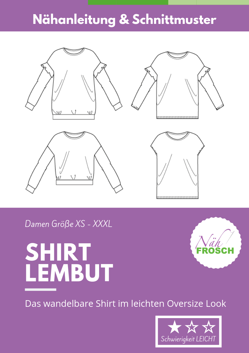 n-hfrosch-lembut-shirt-papierschnittmuster-langarm-kurzarm image 4