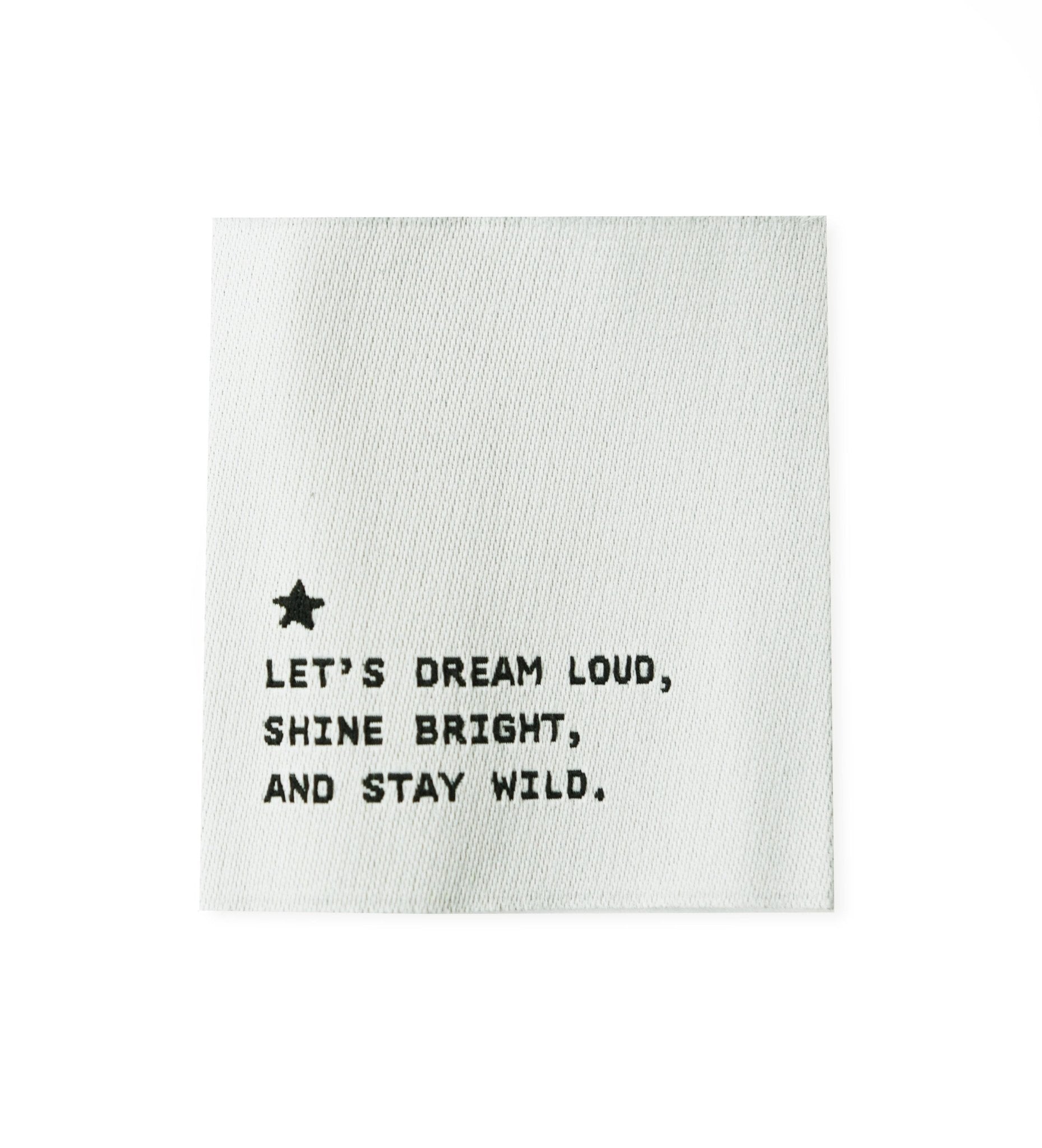 paul-clara-weblabels-let-s-dream-loud-weblabel-4x4-5cm image 1