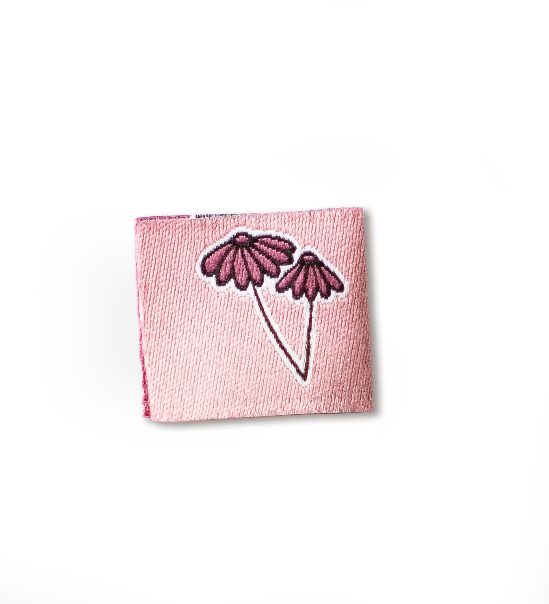 paul-clara-weblabels-klapp-weblabel-blume-einn-hetikett image 1