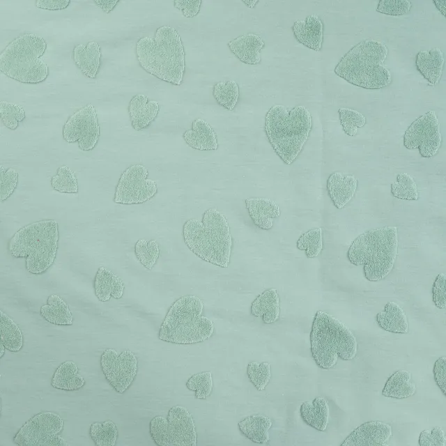 fadenk-fer-stoffe-baumwoll-jacquard-herzen-mint-0-5m image 1