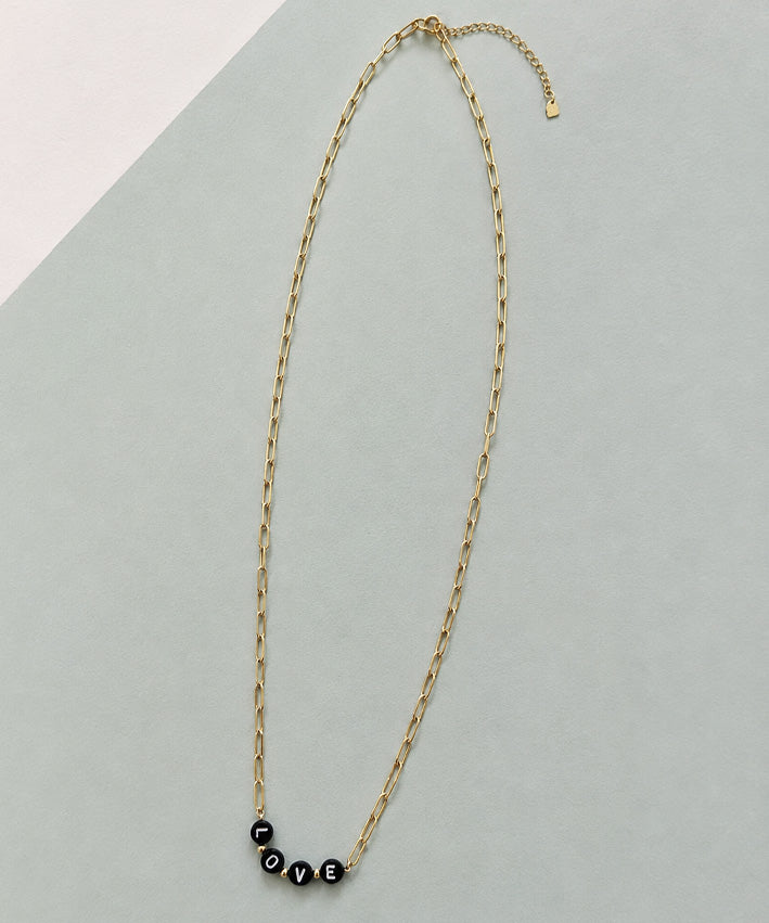 lenipepunkt-ready-to-wear-kette-love-gold-40-cm-edelstahl image 2
