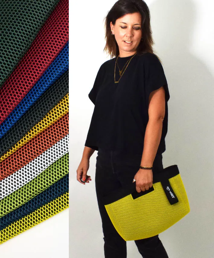 lenipepunkt-grip-bag-klein-materialpaket-lime-air-mesh-tasche image 1