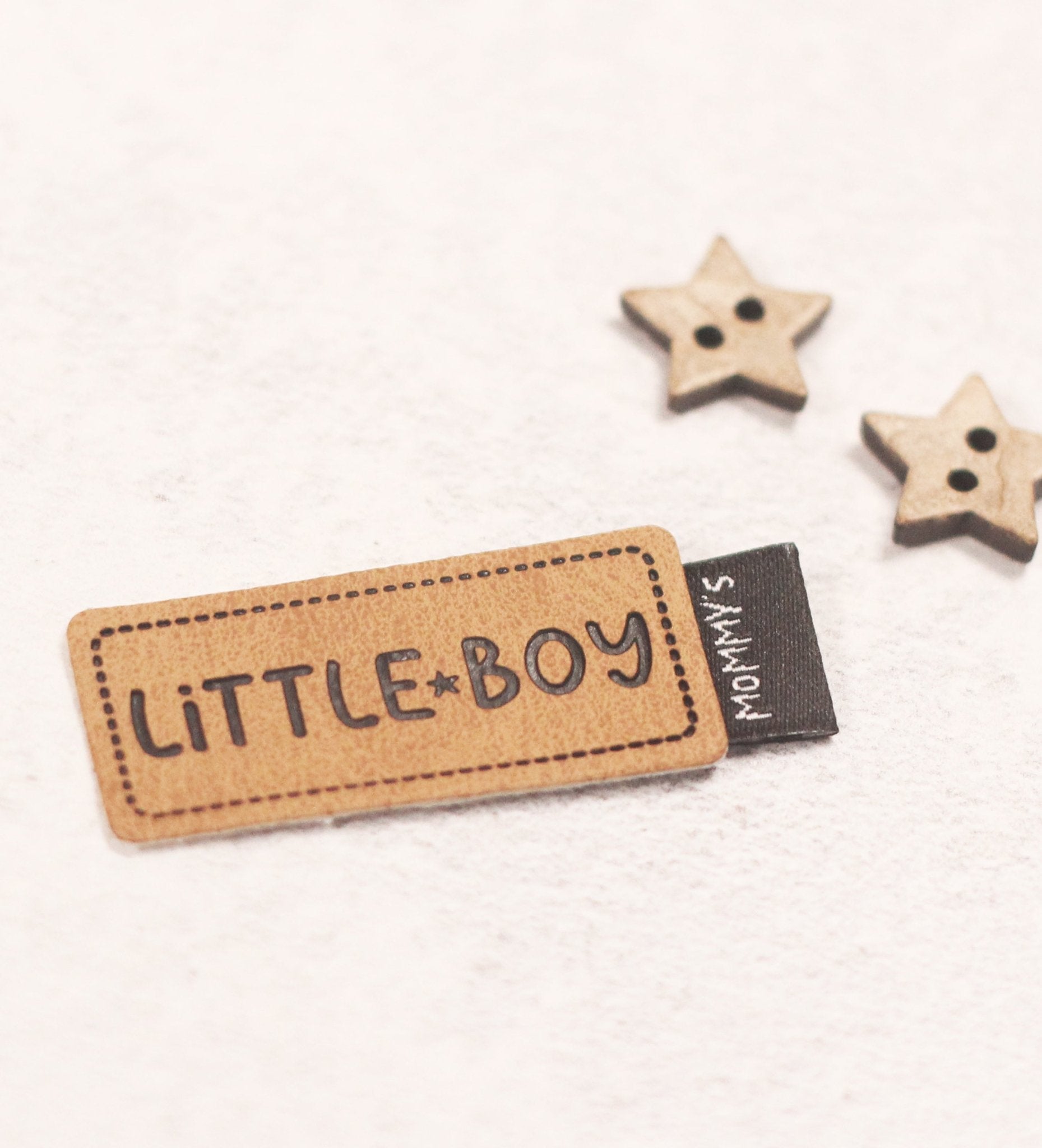 paul-clara-kunstleder-labels-little-girl-label-zum-aufb-geln-2x4-cm image 2