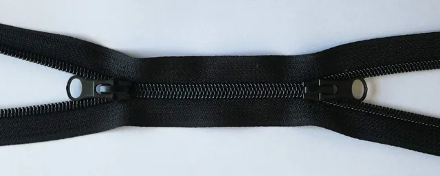 jajasio-2-wege-rei-verschluss-50cm-schwarz-teilbar-spiral image 1