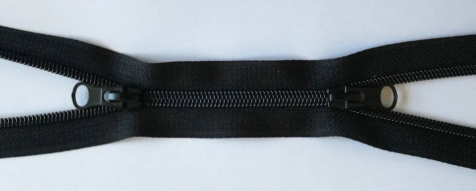 jajasio-2-wege-rei-verschluss-50cm-schwarz-teilbar-spiral image 1