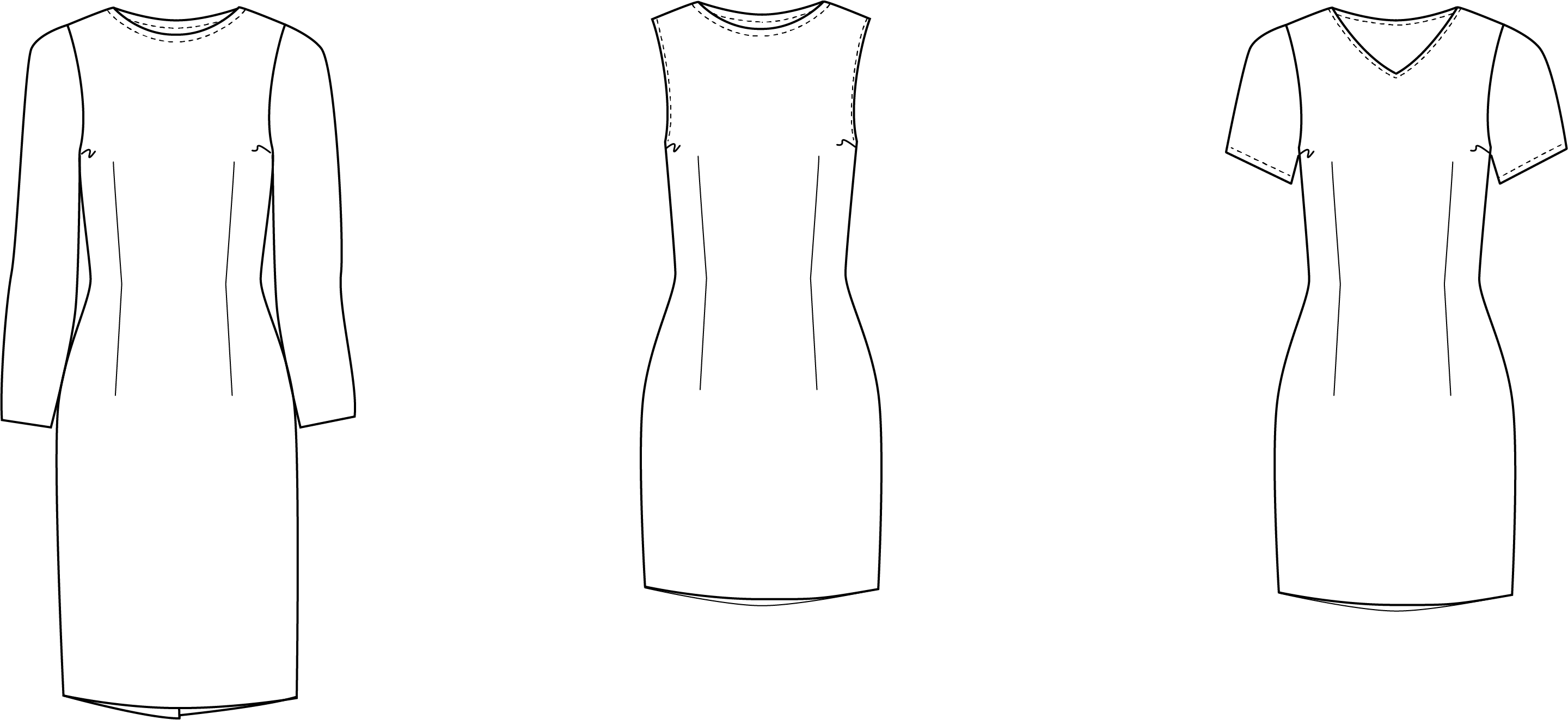 n-hfrosch-klasik-damenkleid-schnittmuster-etuikleid-digital image 2