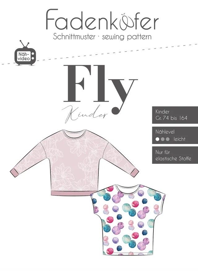 fadenk-fer-fly-kinder-papierschnittmuster-shirt-gr-74-164 image 1