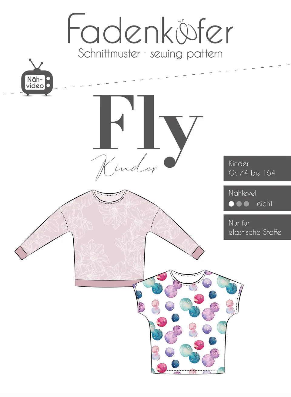 fadenk-fer-fly-kinder-papierschnittmuster-shirt-gr-74-164 image 1