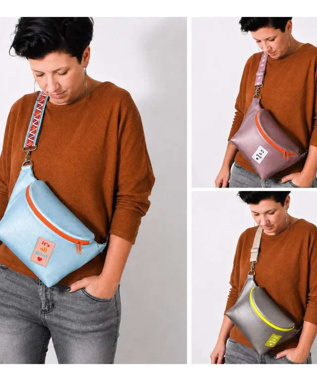 lenipepunkt-cube-bag-materialset-kunstleder-metallic-taupe image 1