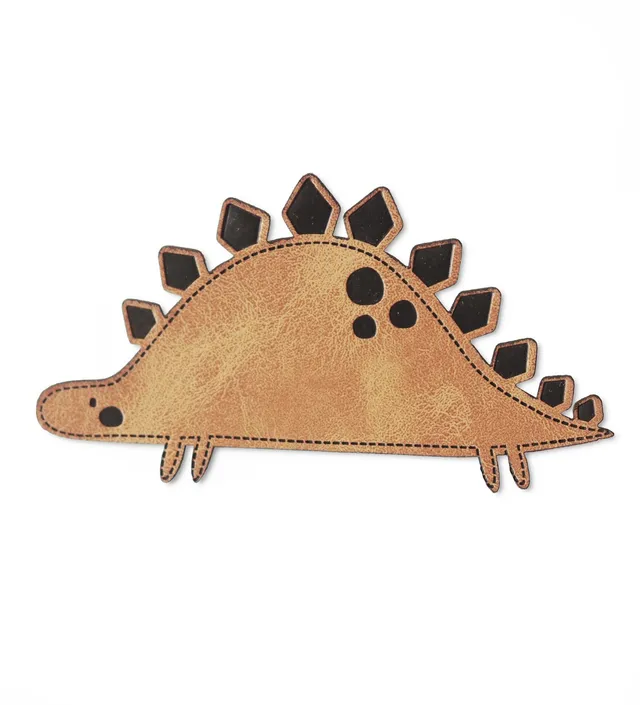 paul-clara-kunstleder-labels-dino-stegosaurus-iron-on image 1