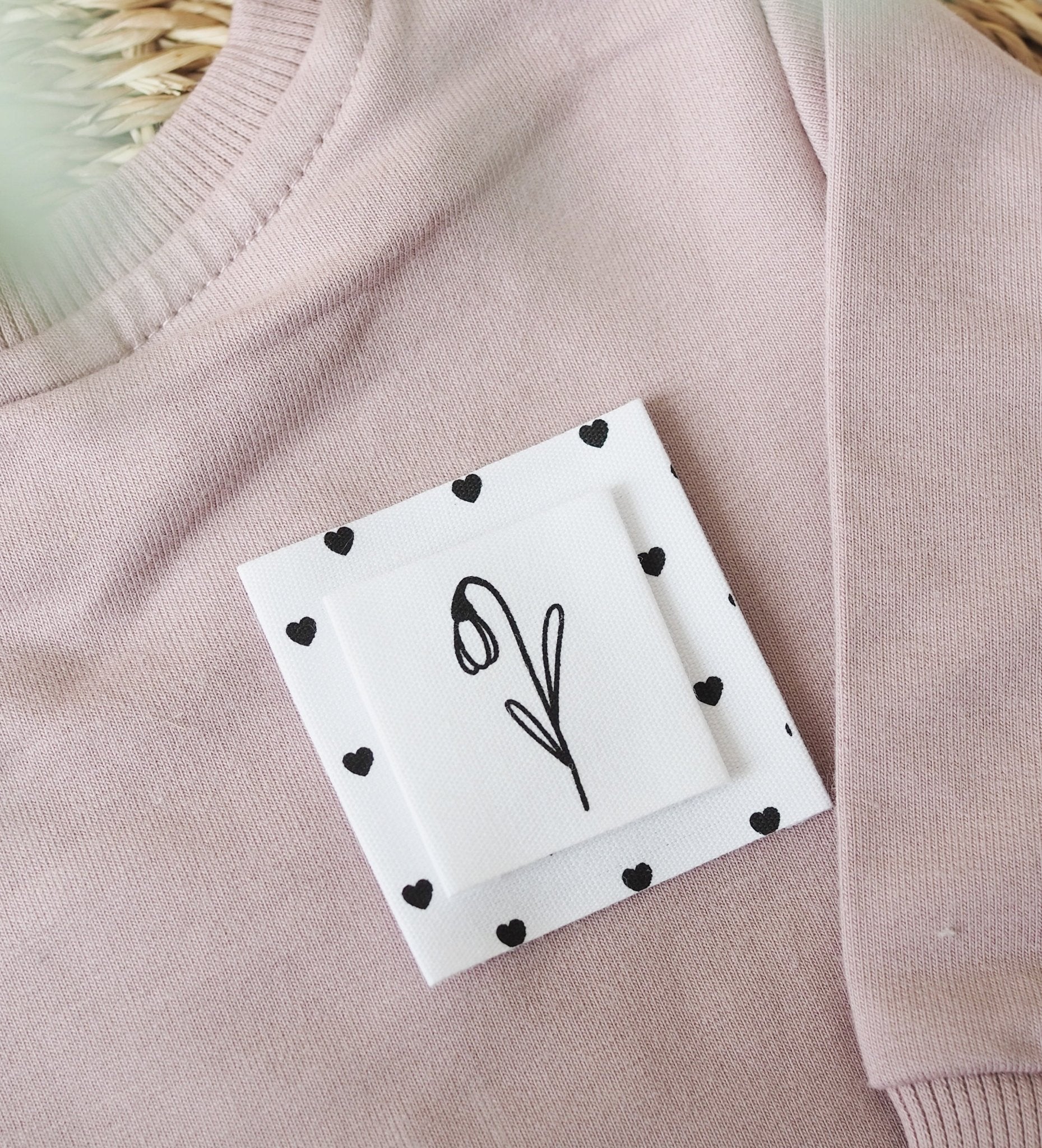 paul-clara-baumwoll-labels-herzchen-xxl-label-zum-ann-hen-5x5-cm image 2