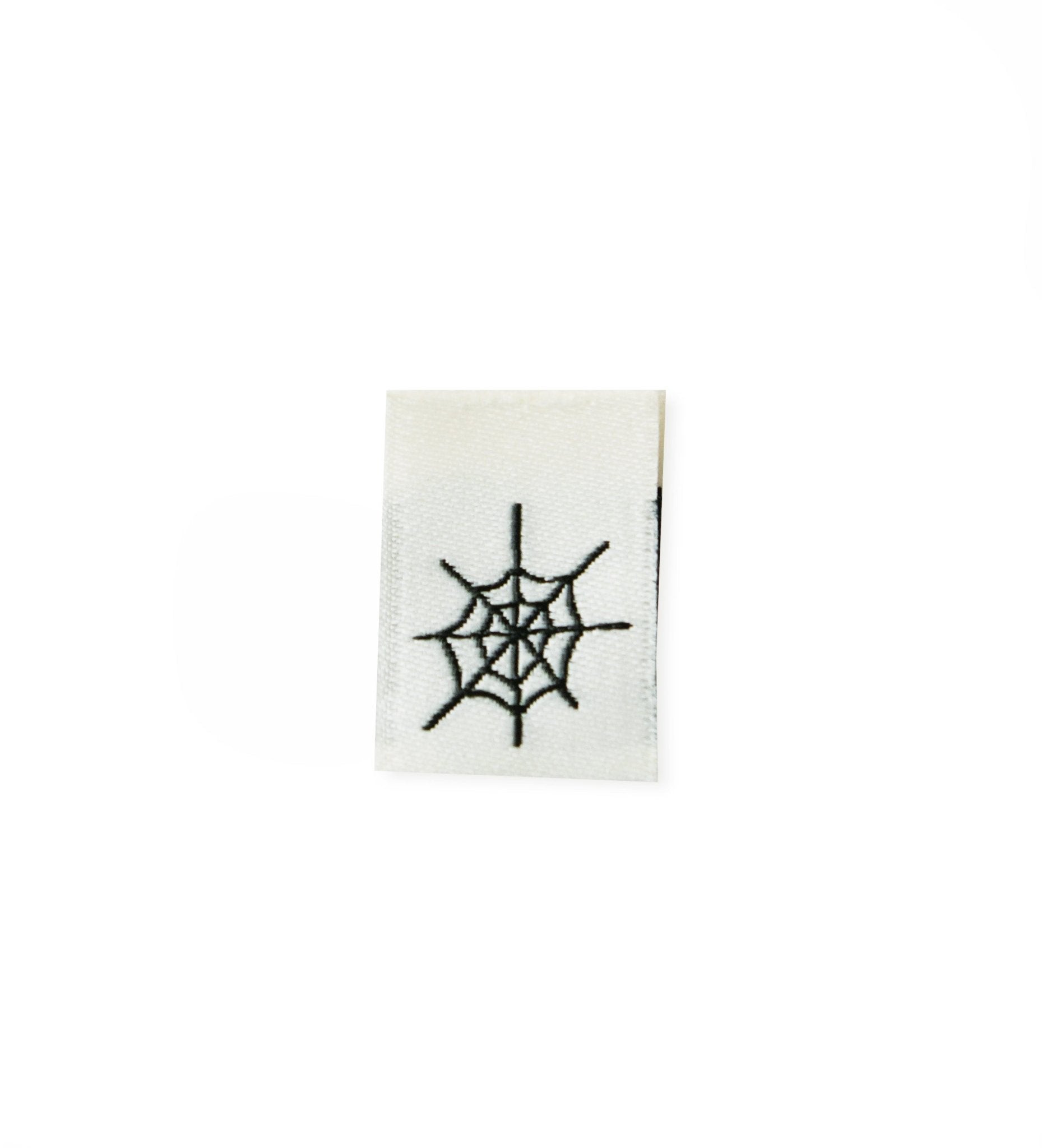 paul-clara-mini-label-spinnennetz-klapp-weblabel image 1
