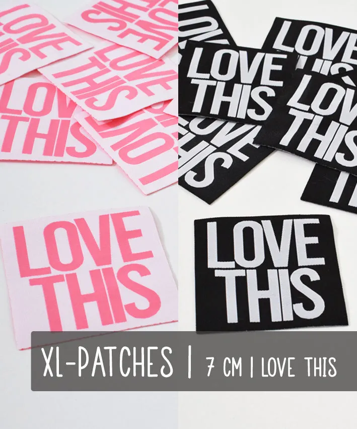 lenipepunkt-love-this-xl-patch-7x7-cm-schwarz-polyester image 1