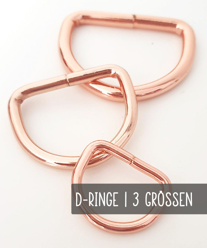 lenipepunkt-d-ring-30mm-taschenring-rosegold image 1