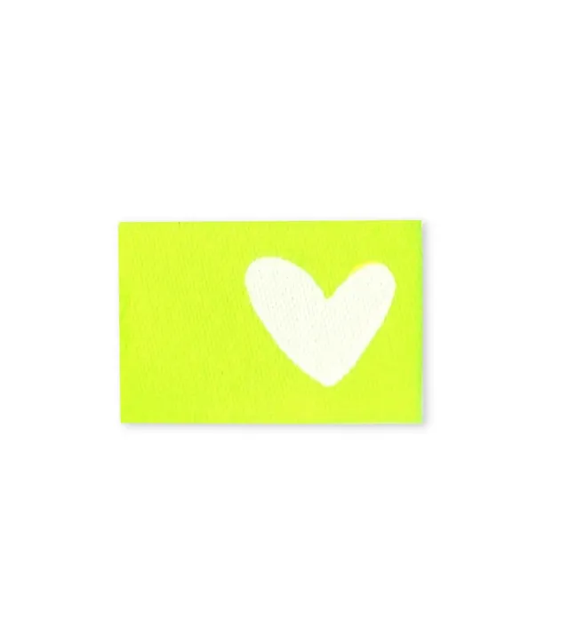 paul-clara-weblabels-herz-neon-gelb-klapp-weblabel image 1