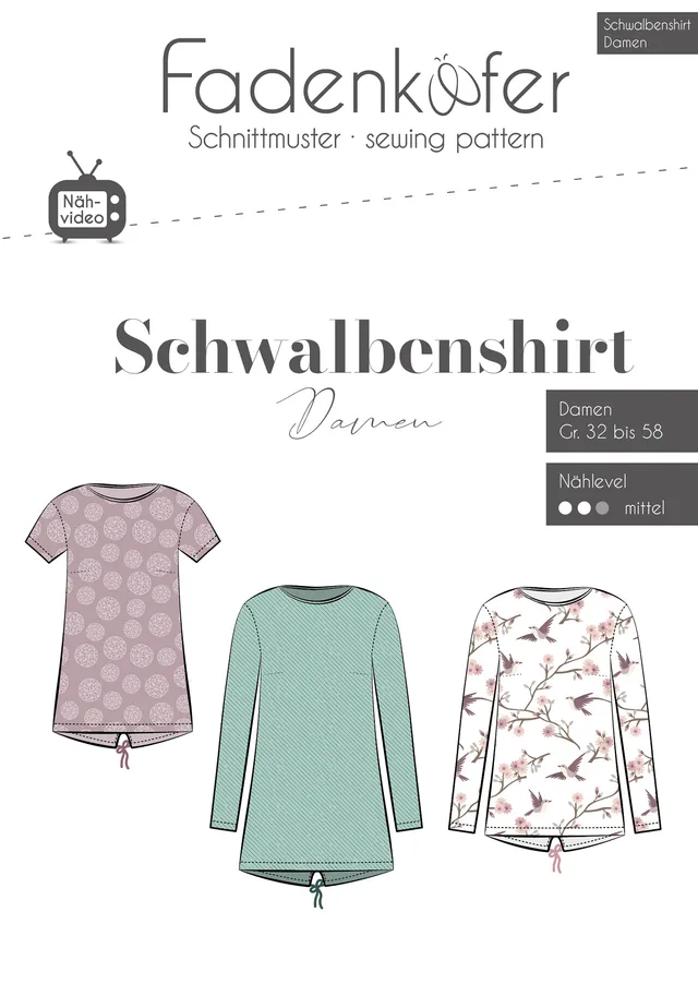 fadenk-fer-schwalbenshirt-schnittmuster-damen-32-58-oversize image 1