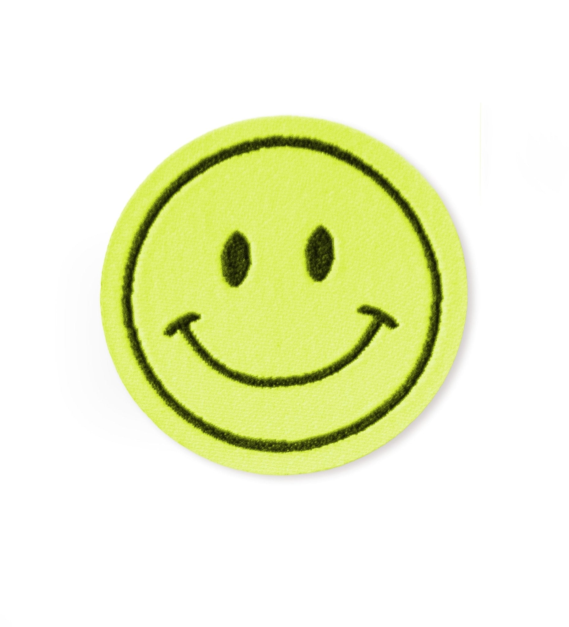 paul-clara-patches-smile-b-gelpatch-neongelb-3x3-cm-iron-on image 1