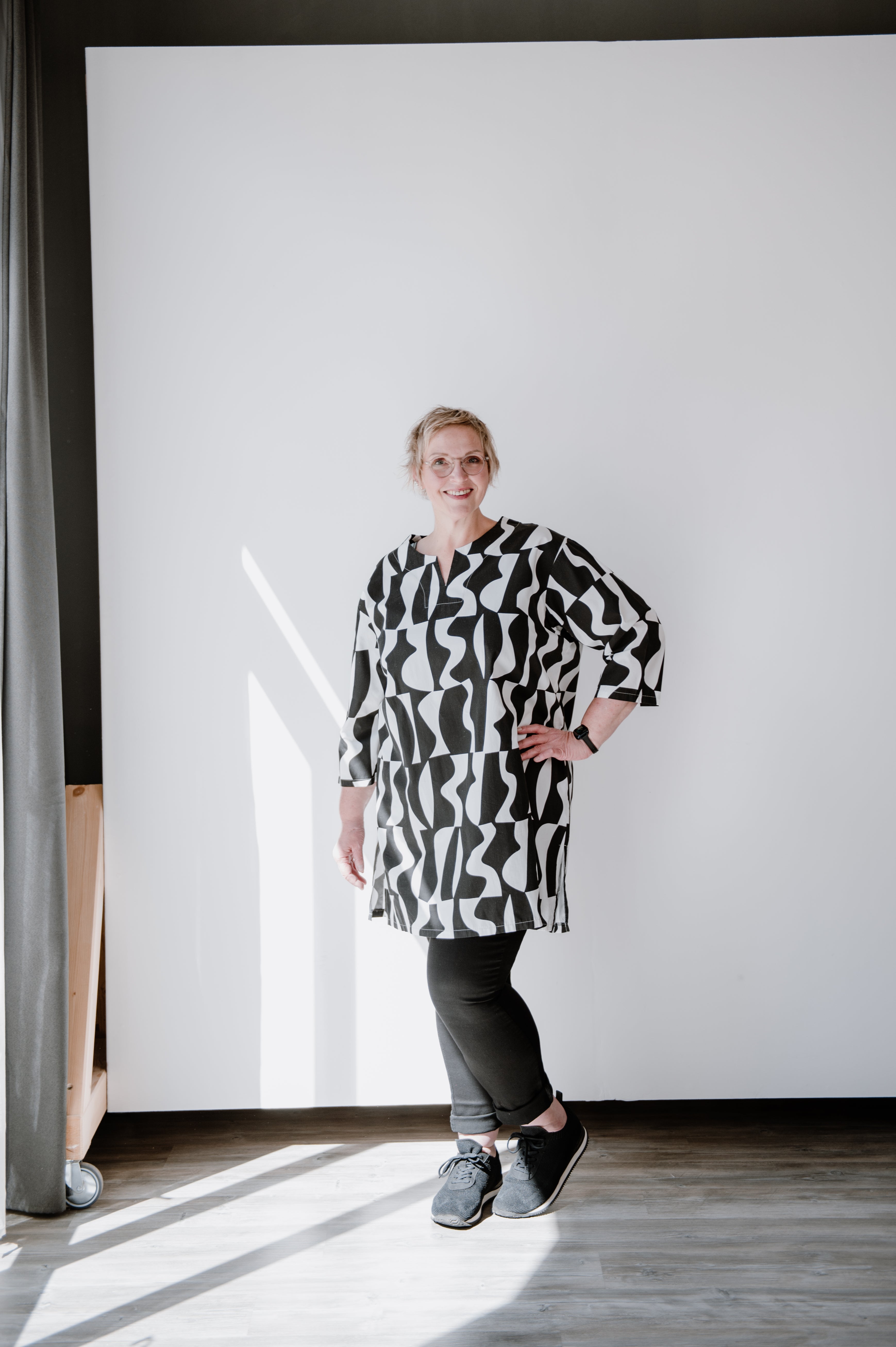 sew-simple-groen-damen-tunika-papierschnittmuster-webware image 3