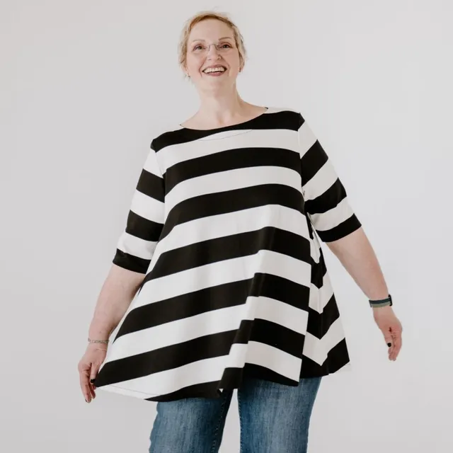 sew-simple-damen-glockenshirt-maelys-schnittmuster-papier-jersey image 1
