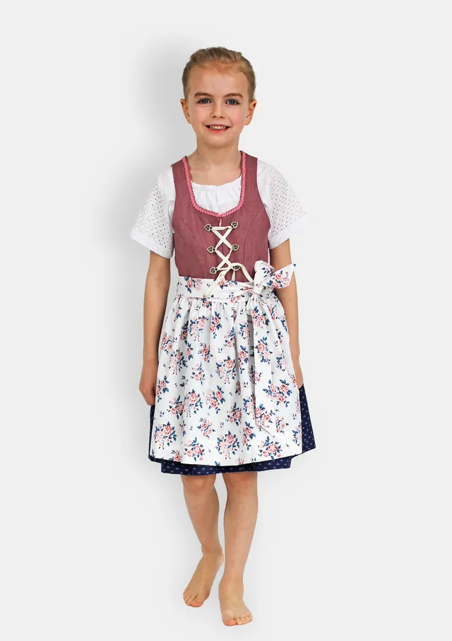 fadenk-fer-ebook-dirndl-kinder-inkl-bluse-trachtenkleid-74-164 image 1