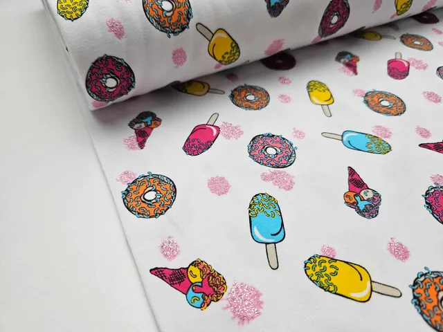 fadenk-fer-stoffe-jersey-eis-und-donuts-stoff-0-5-m-baumwolle image 1