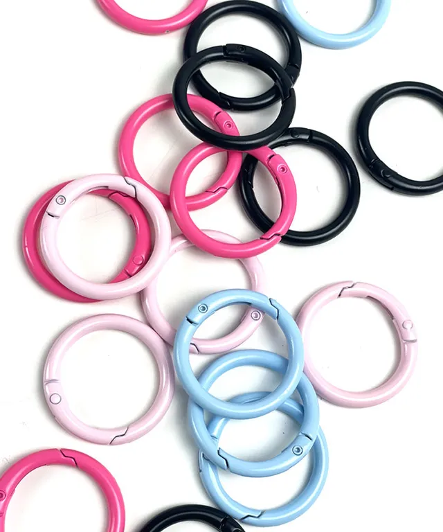 lenipepunkt-taschenring-karabiner-34-mm-pink image 1