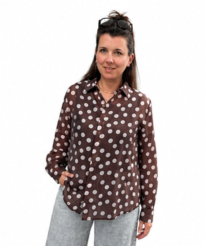 lenipepunkt-polka-dots-bluse-rosa-durchscheinend-onesize-lyocell image 5