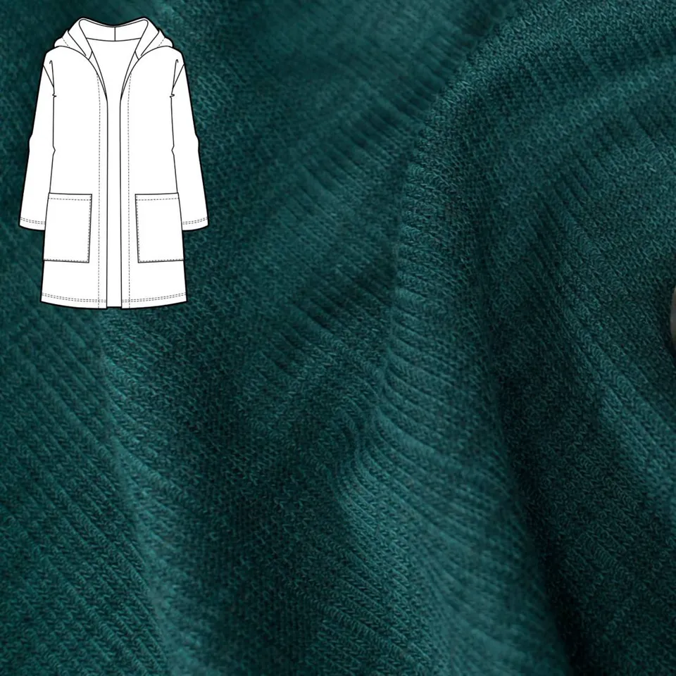 n-hfrosch-kardigan-n-hpaket-strickjacke-viskose-dunkelgr-n image 1