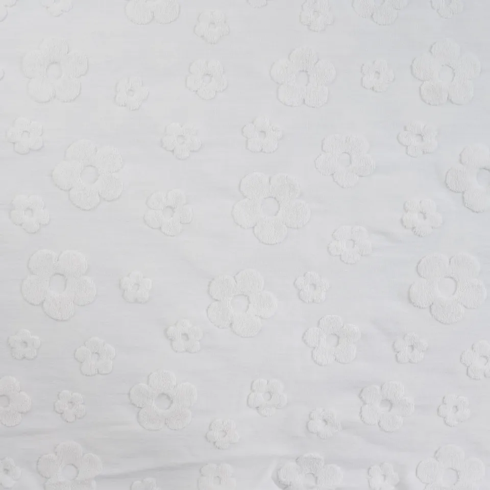 fadenk-fer-stoffe-jacquard-blumen-wei-0-5m-baumwolle image 1