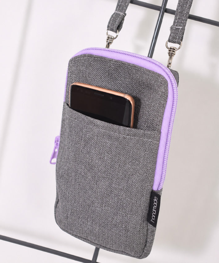 lenipepunkt-handy-tasche-n-hpaket-kurzwaren-flieder-rits image 2
