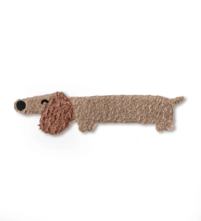 paul-clara-teddy-patch-dackel-iron-on-pl-schpatch image 1