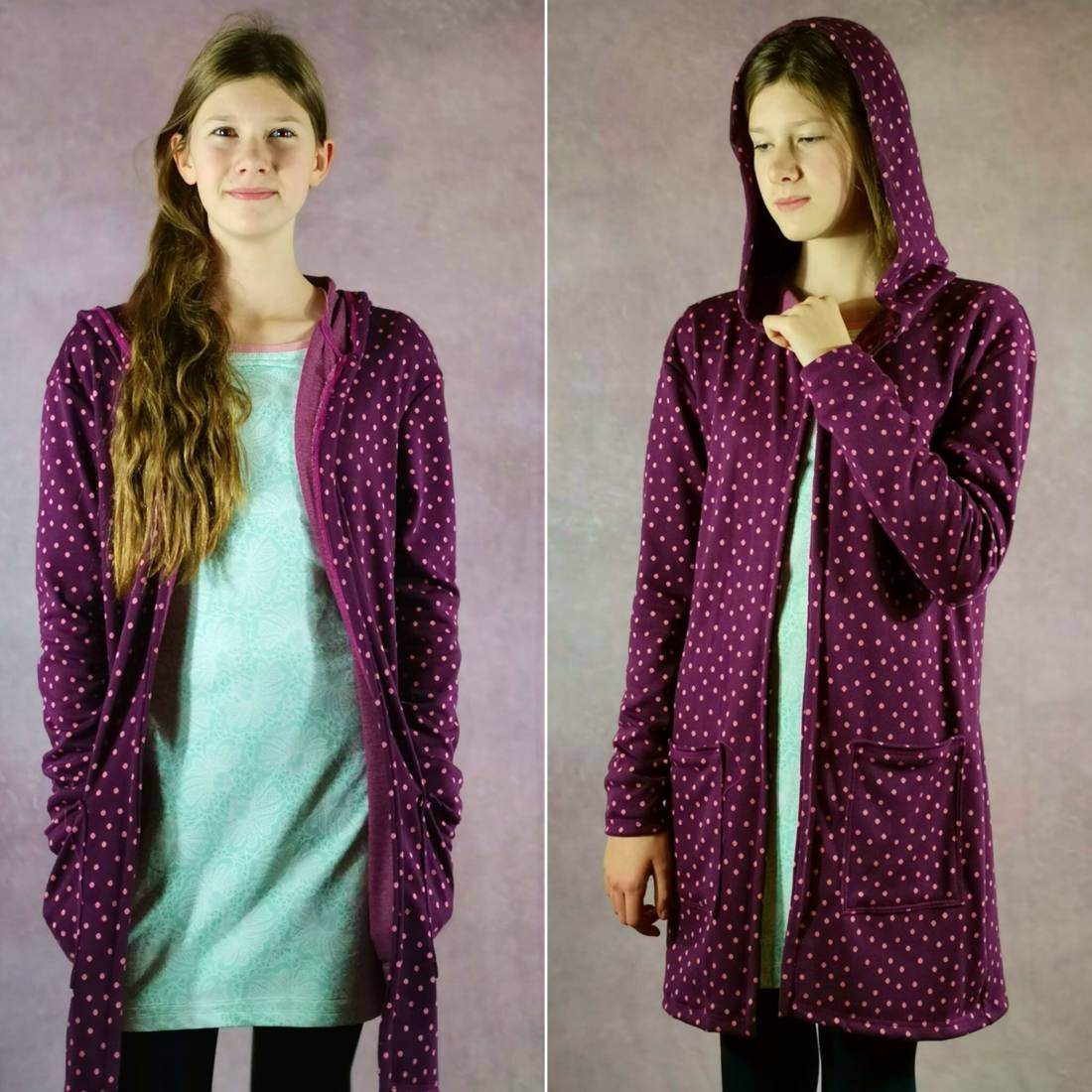 n-hfrosch-kardigan-kinder-strickjacke-schnittmuster-kapuze image 4