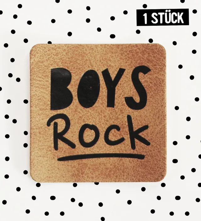 paul-clara-kunstleder-labels-boys-rock-iron-on-label image 1