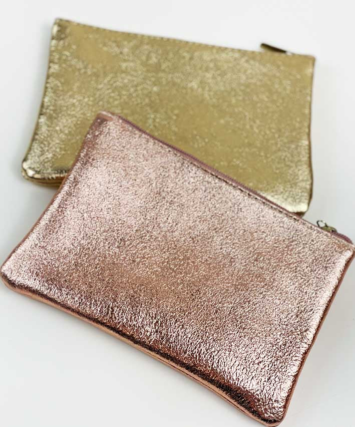 lenipepunkt-lederetui-gold-19-cm-reissverschluss-ros-gold image 1