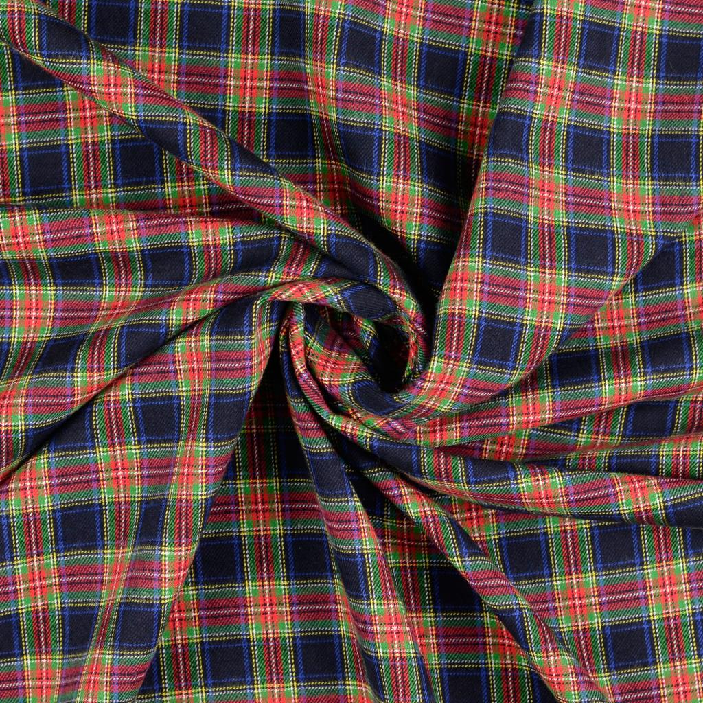 n-hfrosch-stoffe-flanell-schottenkaro-dunkelblau-baumwolle image 3